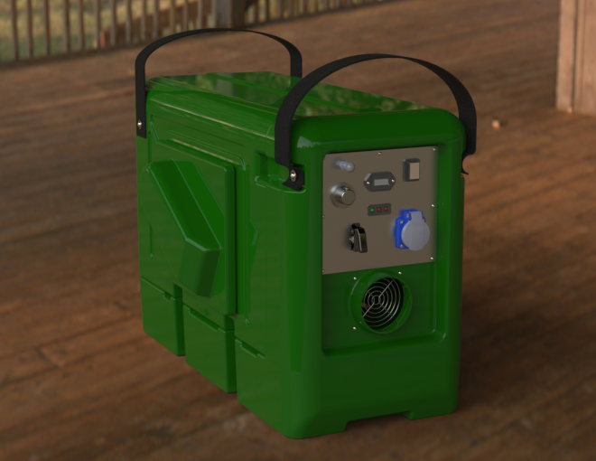 Render of Reverse Engineered Generator