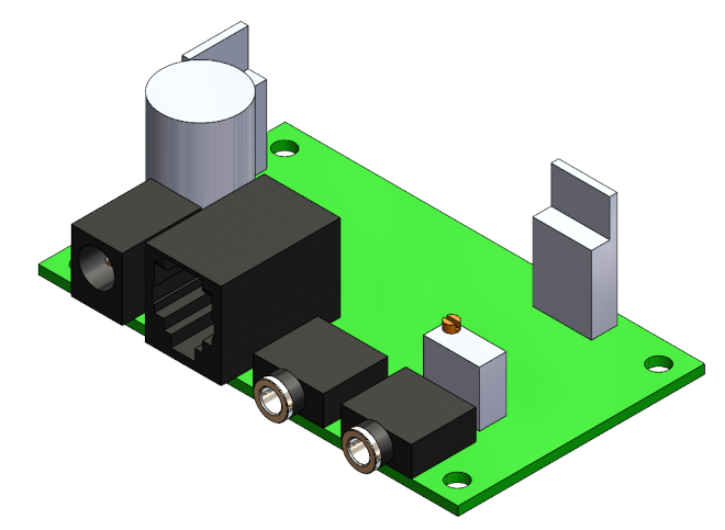 Render of PCB